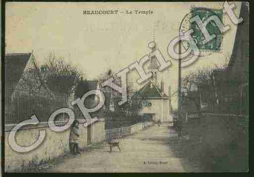 Ville de BEAUCOURT Carte postale ancienne